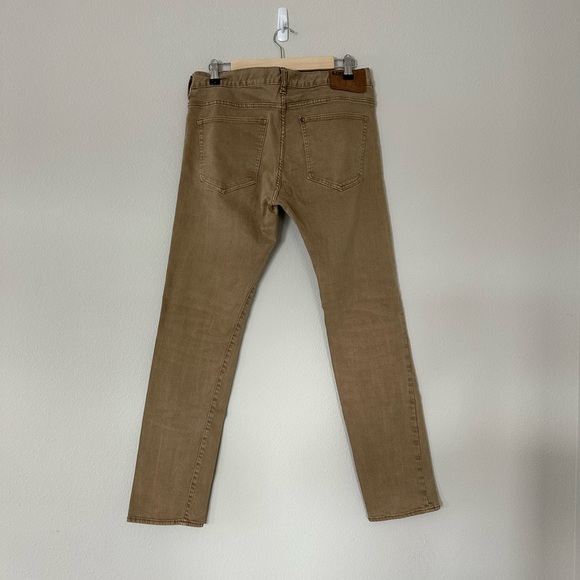 H&M Button Fly Khaki Colored Jeans - Picture 3 of 5